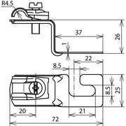 DEHN - Dachleitungshalter für Blitzschutz Dachleitungshalter DLHDQ610WPRO58V2A DEHNquick NIRO