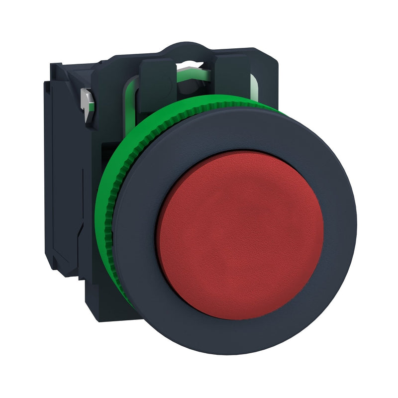 Schneider Electric - Drucktaster, Komplettgerät Drucktaster komplett XB5FL42 rot, 30mm, 1Ö,IP69K