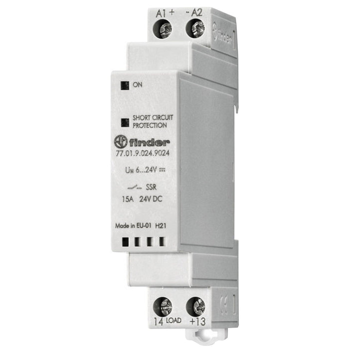 Finder - Halbleiterrelais Relais mit 1 SSR-Kontakt 77.01.9.024.8051 5 A/48 bis 265 V AC  − 5 Stück
