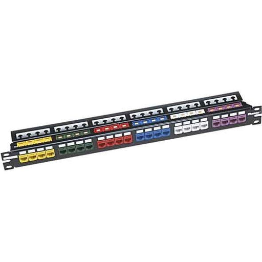 Panduit - Patchpanel Kupfer Patch-Panel 482,6mm (19") CP24WSBLY 1HE, leer