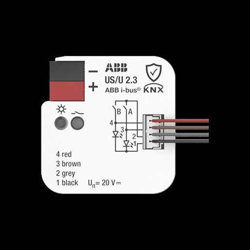 ABB Stotz S&J - Bussystem-Kombi I/O Gerät Universal-Schnittstelle US/U2.3 2fach, UP