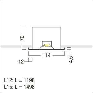 Zumtobel Group - Decken - /Wandleuchte LED - Deckeneinbauleuchte MIRL LED #42185474 4000K