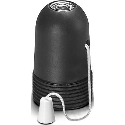 Houben - Lampenfassung Fassung E27 102770 ws,Agw,Zugschnur