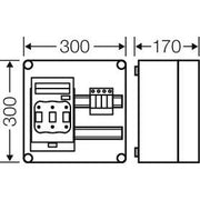 Hensel - Überspannungsableiter für Energietechnik/Stromversorgung Überspannungsschutzgehäuse Mi SP 2234
