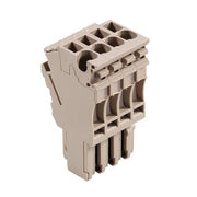 Weidmüller - Zubehör/Ersatzteile für Klemmen Steckverbinder ZP 2.5/1AN/QV/4 dunkelbeige − 25 Stück