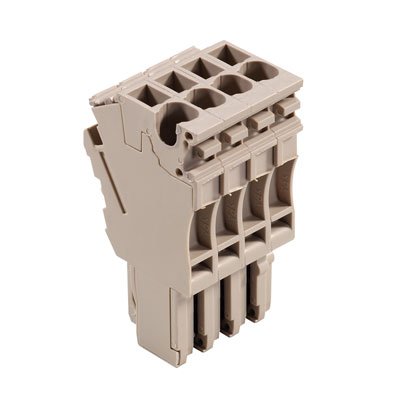 Weidmüller - Zubehör/Ersatzteile für Klemmen Steckverbinder ZP 2.5/1AN/QV/4 dunkelbeige − 25 Stück