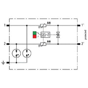 DEHN - Kombi-Ableiter für Informations-/MSR-Technik Kombi-Ableiter Schutzmodul BCO MOD ML2 BPD 24 für 1 Doppelader BLI