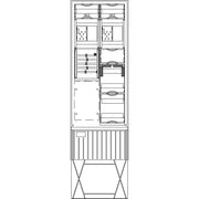 Elsta Mosdorfer - Zähler-Komplettschrank Zähleranschlusssäule ZS342B.N1.36A A340 N1 2Z BKEI 36TE