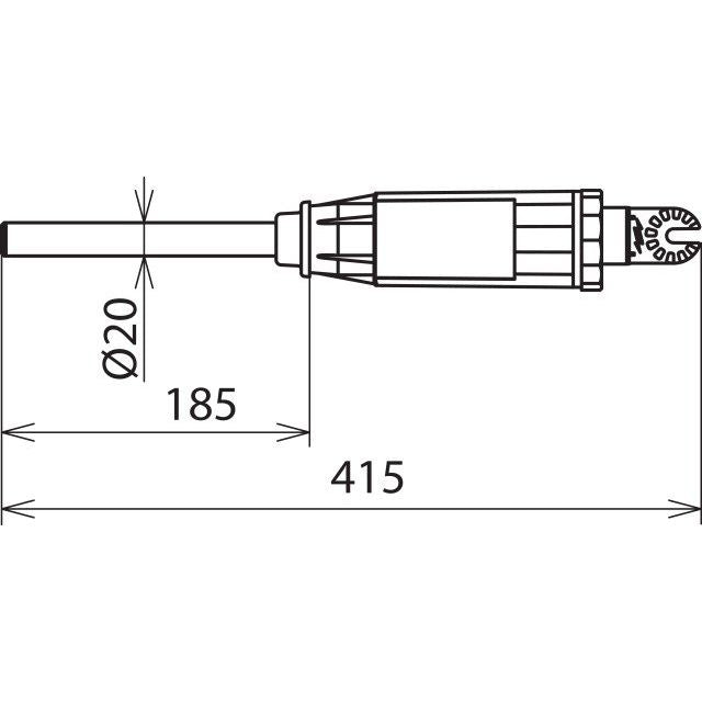 DEHN - Zubehör/Ersatzteile für Sicherheitsgeräte Prüfkopf PHE III PHE3 PK6 20 L SB ZK 6..20kV 50Hz Kat. L
