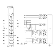 WAGO - Feldbus, Dez. Peripherie - Funktions-/Technologie-Modul Proportionalventilmodul 750-632/000-100