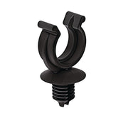 HellermannTyton - Befestigungsklammer Wellrohrhalter 151-00018(500) 21,4x8 mm, schwarz − 500 Stück