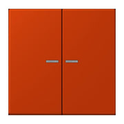 Jung - Bedienelement intelligent Taster 2fach BT LC 17102 244 rouge vermillon 59