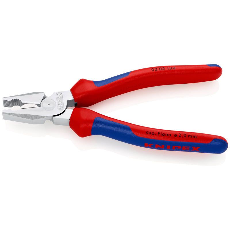 Knipex - Kombizange Kraft-Kombizange 02 05 180 verchromt, 180mm