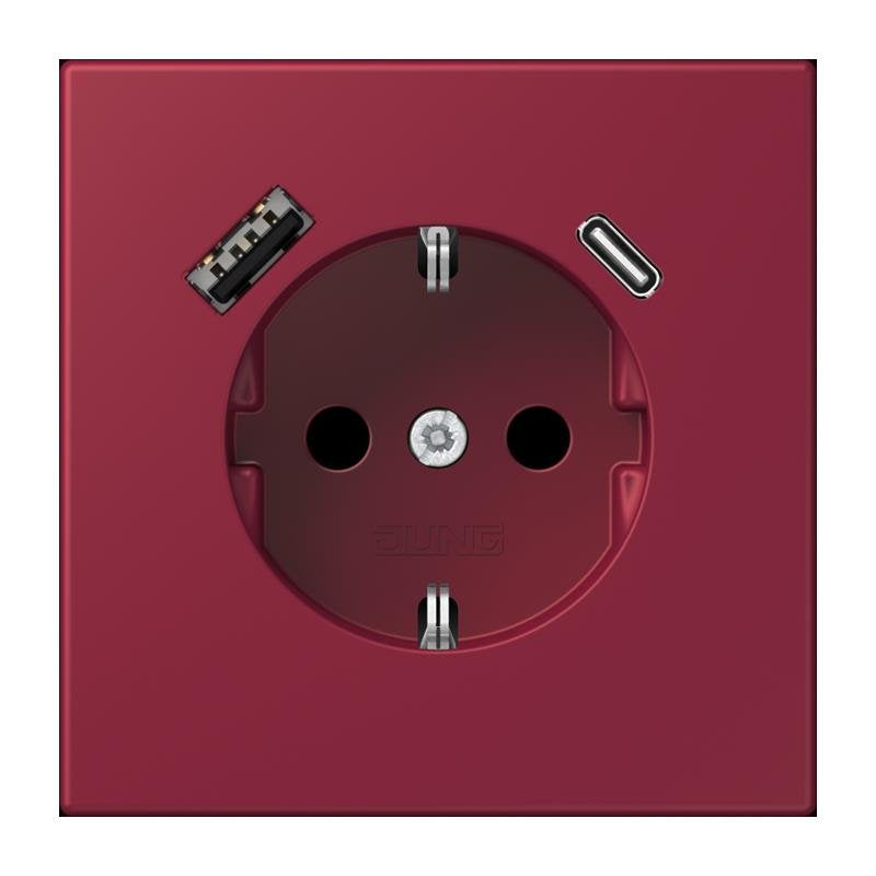 Jung - Steckdose SCHUKO Steckdose LC 1520-15 CA 255 le rubis (4320M)