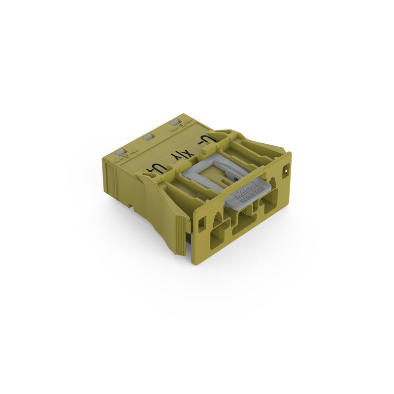WAGO - Geräteanschluss für steckbare Gebäudeinstallation Snap-In-Stecker 770-773/071-000 3-polig,Kod. B,hgn − 100 Stück