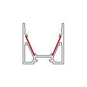 Barthelme - Lichttechnisches Zubehör/Ersatzteile für Leuchten Reflektorband Rolle10m 62394220
