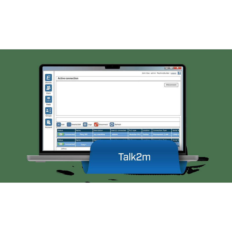HMS Industrial - Lizenz für Daten- und Telekommunikation Talk2m 250 SMS TM10005