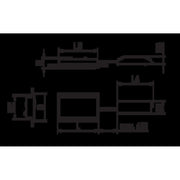 Ridi-Leuchten - Downlight/Strahler/Flutlicht LED-Einbauleuchte REYE-1 NDWS840RA0650 840