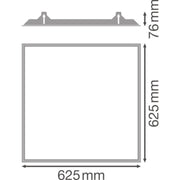 Ledvance - Mechanisches Zubehör/Ersatzteile für Leuchten Einbaurahmen M600 PL600RECESS.MOUNTFR