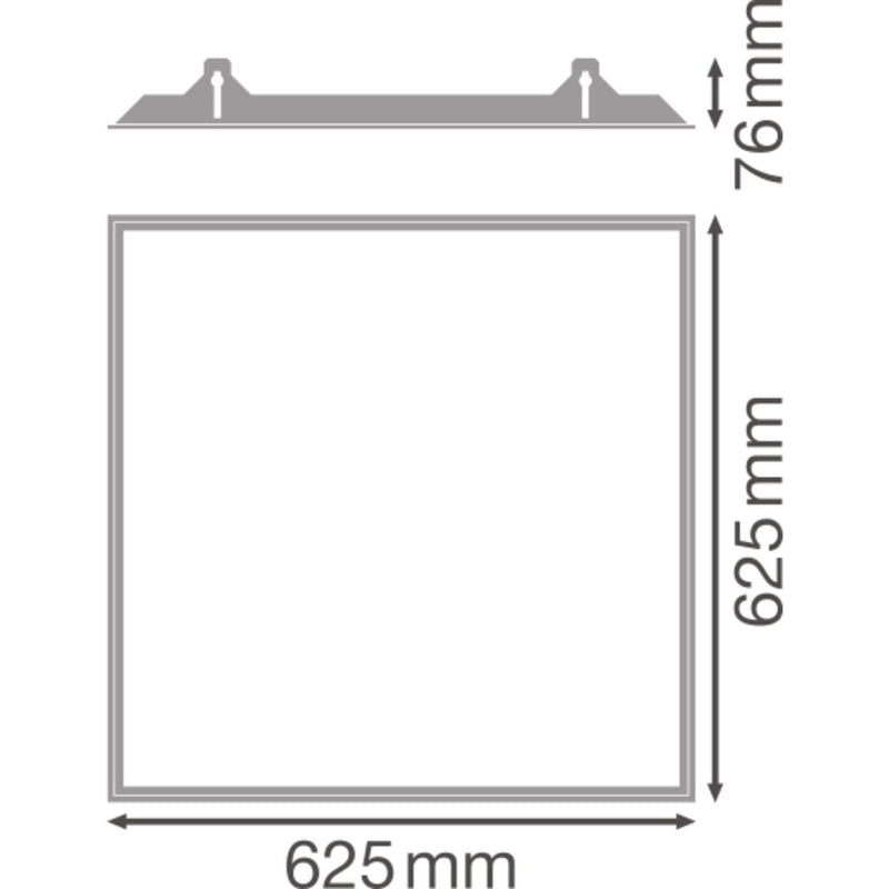 Ledvance - Mechanisches Zubehör/Ersatzteile für Leuchten Einbaurahmen M600 PL600RECESS.MOUNTFR