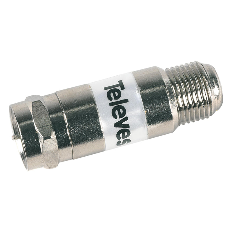 Televes - Koax-Steckverbinder Gleichspannungstrennglied TG1418 F-Stecker/F-Buchse