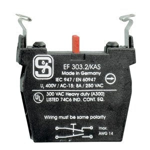 Schmersal - Hilfsschalterblock Tastelement EF303.2