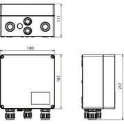 DEHN - Photovoltaik-DC-Stringbox Generatoranschlusskasten DCU 2 YPV 1100 1M 2S für PV-Anlagen