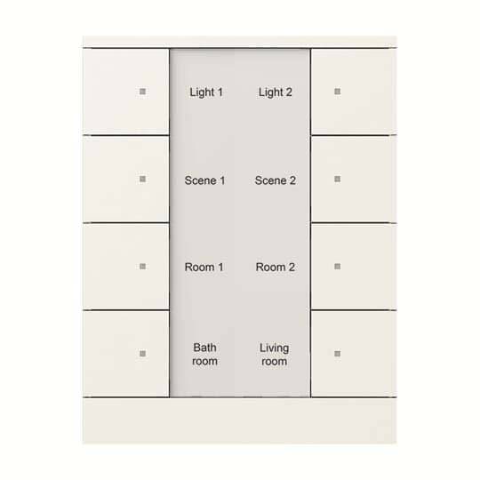Busch-Jaeger - Bussystem-Tastsensor 8f. Bedienelement SB/U8.0.1-884 studioweiß, matt