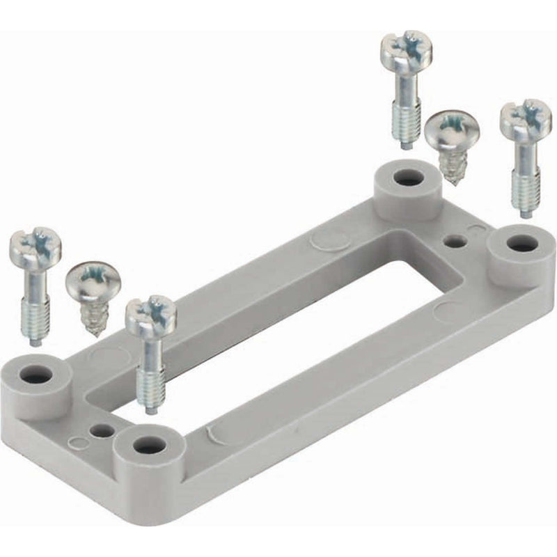 Harting - Adapterplatte für Industriesteckverbinder Adapter-Kunststoff 09200009929 f.1xD-Sub − 2 Stück