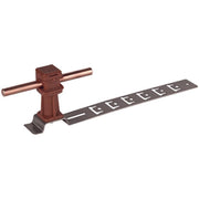 DEHN - Dachleitungshalter für Blitzschutz Dachleitungshalter DLHUS8H36L205BRV2A UNIsnap NIRO/K-braun
