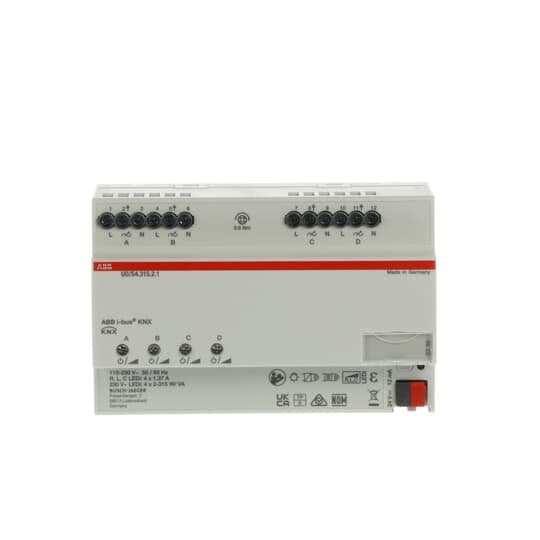 ABB Stotz S&J - Bussystem-Dimmaktor LED-Dimmer UD/S4.315.2.1 4 x 315 W/VA, B