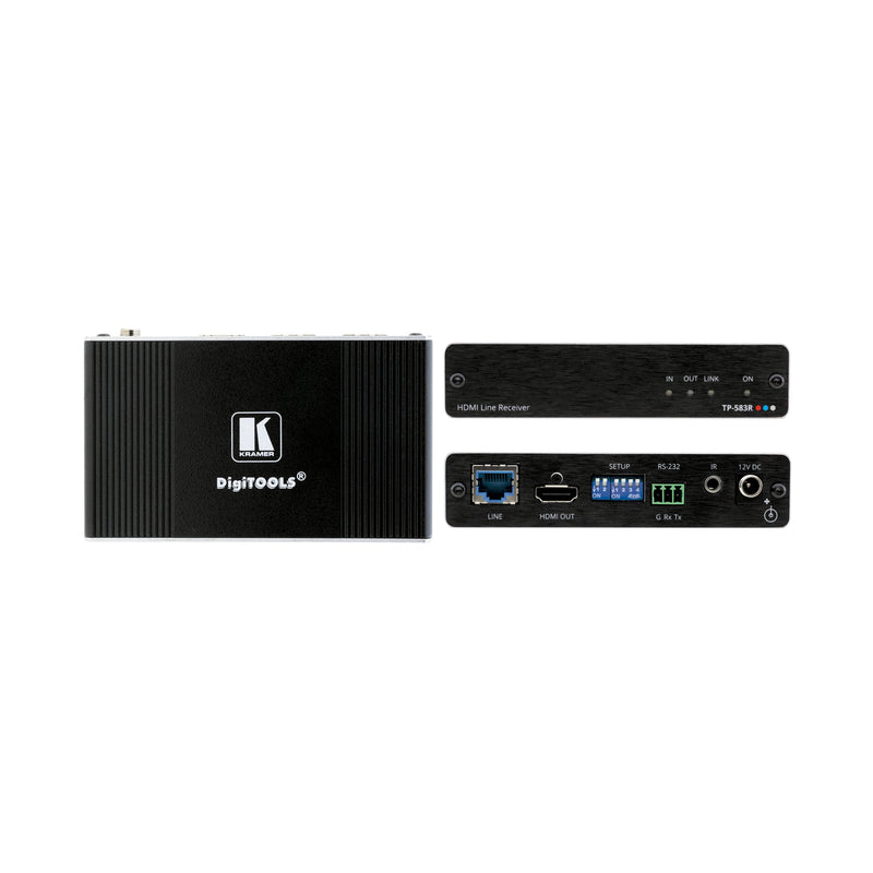 Kramer - Audio/Video-Funksystem 4K-HDR-HDMI-Empfänger TP-583R m.RS-232/IR