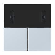 Jung - Abdeckung/Bedienelement für Installationsschalterprogramme Tastensatz 3fach LC 4093 TSA 209 outremer pale