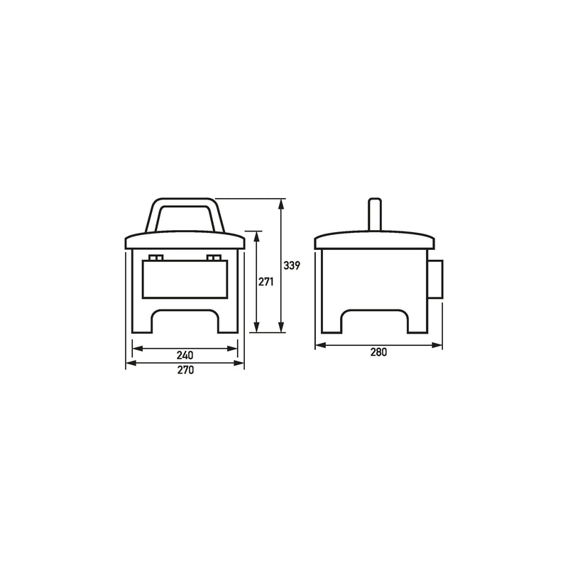 Doepke - CEE-Steckdosen-Kombination (IEC 60309) Protection Box DPB 32 01-010 In32A,Out32A
