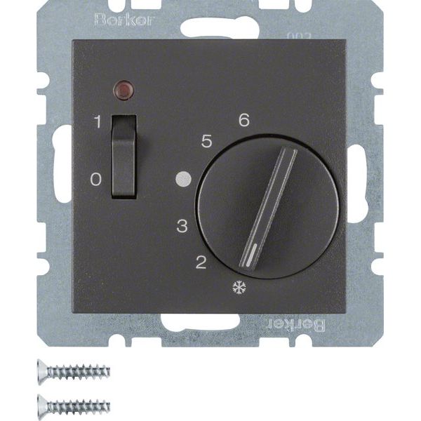 Berker - Raumthermostat Raumtemperaturregler 24 V 20311606 mit Öffner, Zentrals