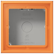 Jung - Aufputzgehäuse für Unterputzgerät Aufputz-Kappe 1fach LC 581 A 225 orange clair (32081)