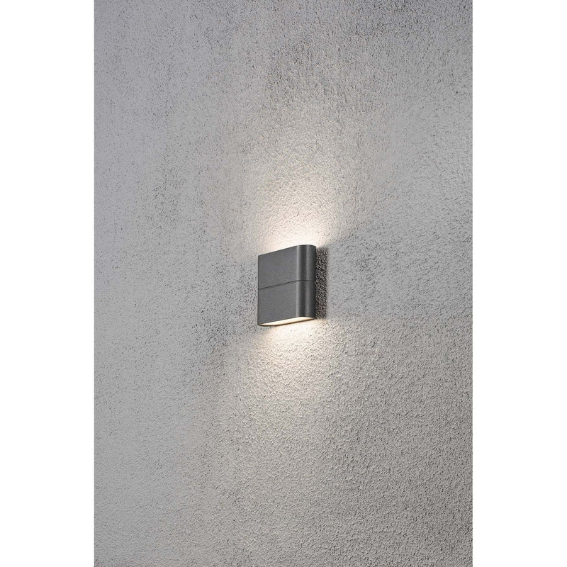 Gnosjö Konstsmide AL - Decken-/Wandleuchte LED-Wandleuchte 7972-370 anthrazit, alu