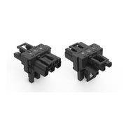 WAGO - Kompaktverteiler für steckbare Gebäudeinstallation Verteiler 770-615 250V 25A 3p. schwarz − 50 Stück