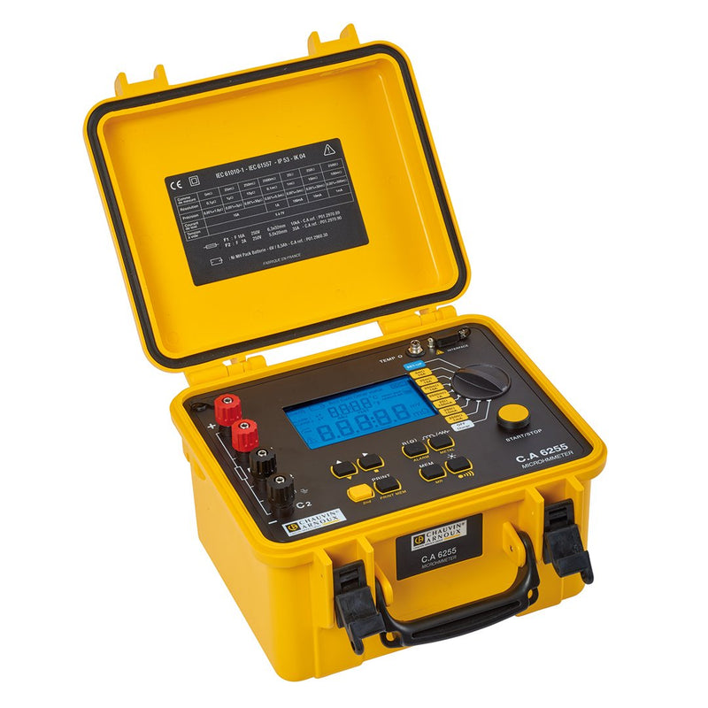 Chauvin Arnoux - Durchgangsprüfer Micro-Ohmmeter C.A 6255
