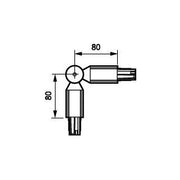 Philips Lighting - Elektrisches Zubehör/Ersatzteile für Leuchten Winkelverbinder flexibel ZRS750 ACP WH