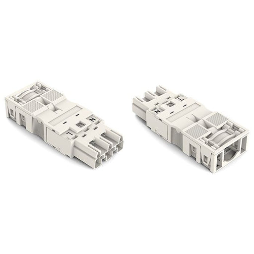 WAGO - Steckverbinder für steckbare Gebäudeinstallation Stecker 770-133 2x0,5-4mmq weiß − 25 Stück