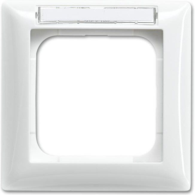 Busch-Jaeger - Abdeckrahmen Rahmen 1-f beschriftet 1721 NSK-914