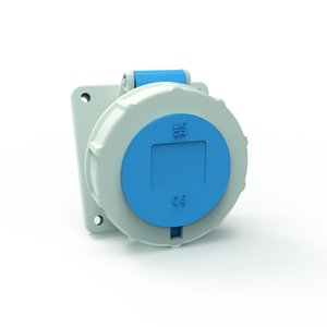 Bals Elektrotech - CEE-Anbausteckdose (IEC 60309) Anbausteckdose Neigung 128161 16A 3p 400V 9h IP67 − 10 Stück
