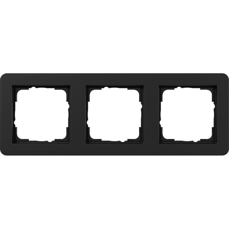 Gira - Abdeckrahmen 3fach 0213153 schwarz m