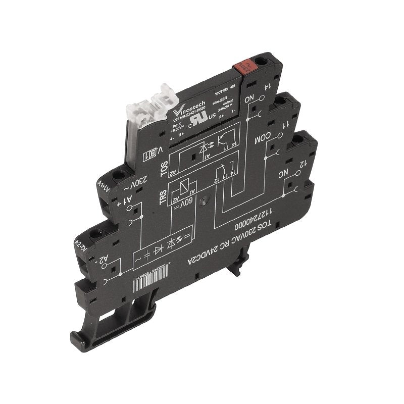 Weidmüller - Optokoppler Halbleiterrelais TOS230VACRC24VDC2A 230VAC10%,3...33VDC − 10 Stück