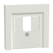 Merten - Einsatz/Abdeckung für Kommunikationstechnik Zentralplatte pws/gl 296019 für Anschlussdose