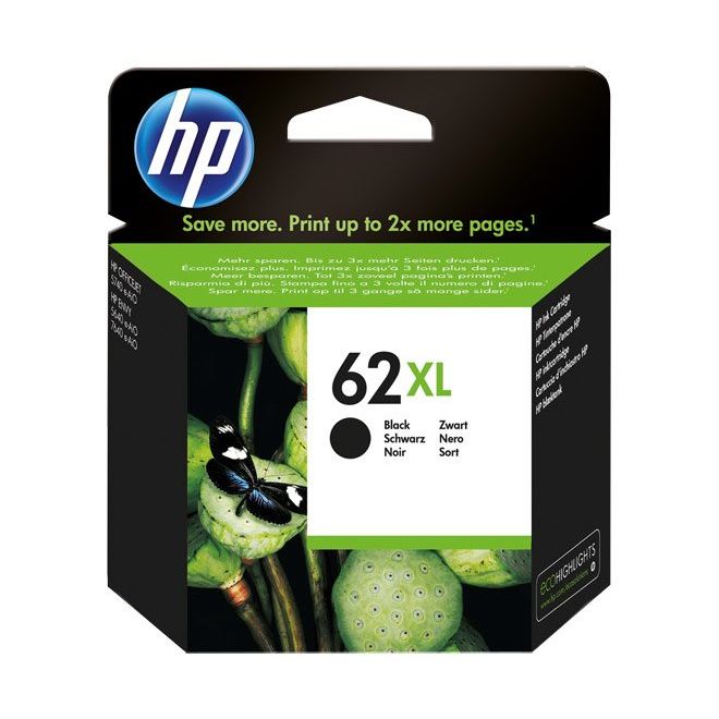 HP - Verbrauchsmaterial für Telefax/Drucker/MFC Tintenpatrone 62XL/C2P05AE sw schwarz