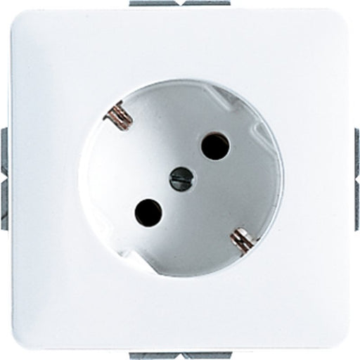 Jung - Steckdose SCHUKO-Steckdose aws CD 520-45 WW 16A 250V 45Grad