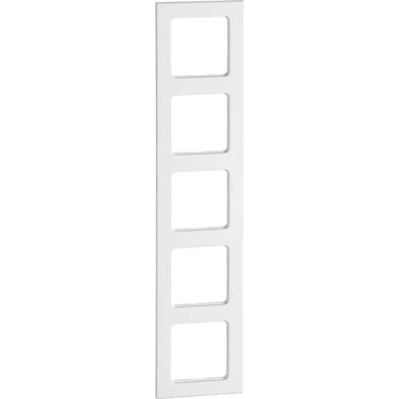 Peha - Abdeckrahmen Rahmen 5-fach sw anth D 20.575.57.21 waage/senkrecht