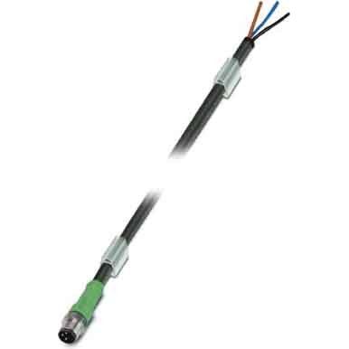 Phoenix Contact - Konfektioniertes Sensor-Aktor-Kabel Sensor-Kabel, Stecker M8 SAC-3P-M 8MS/3,0-PUR gerade,3p.,3m